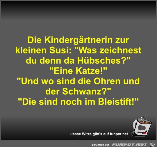 Die Kindergrtnerin zur kleinen Susi