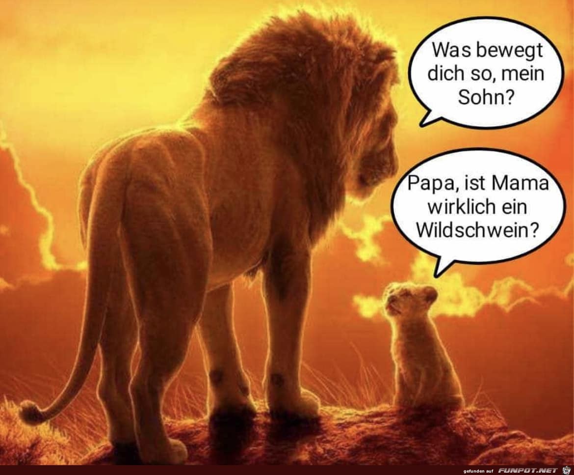 Ist Mama ein Wildschwein?