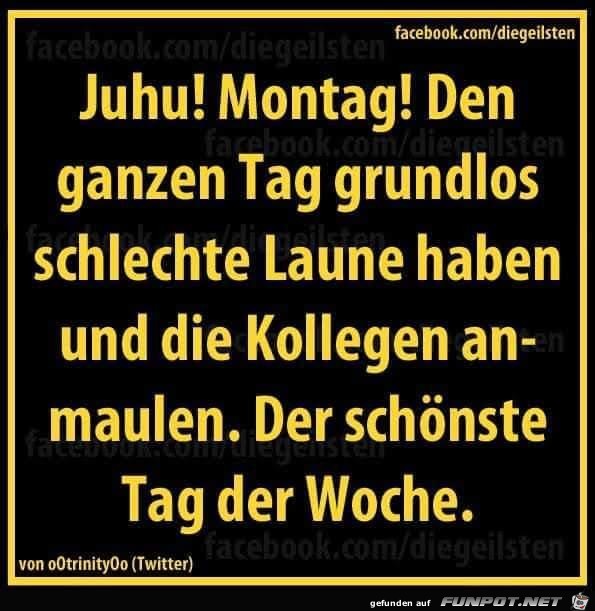 Juhu! Montag