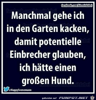 Manchmal