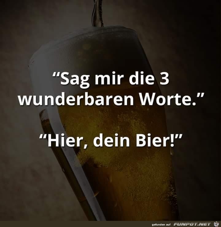 3 Worte