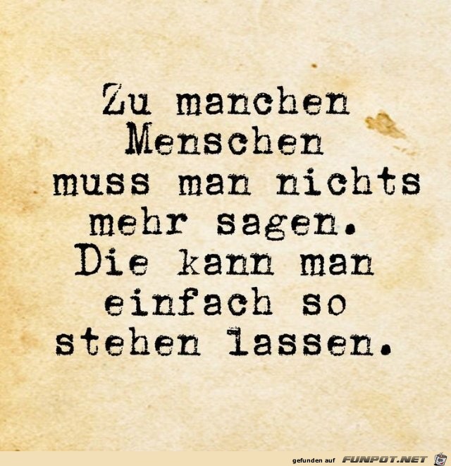 Manche Menschen