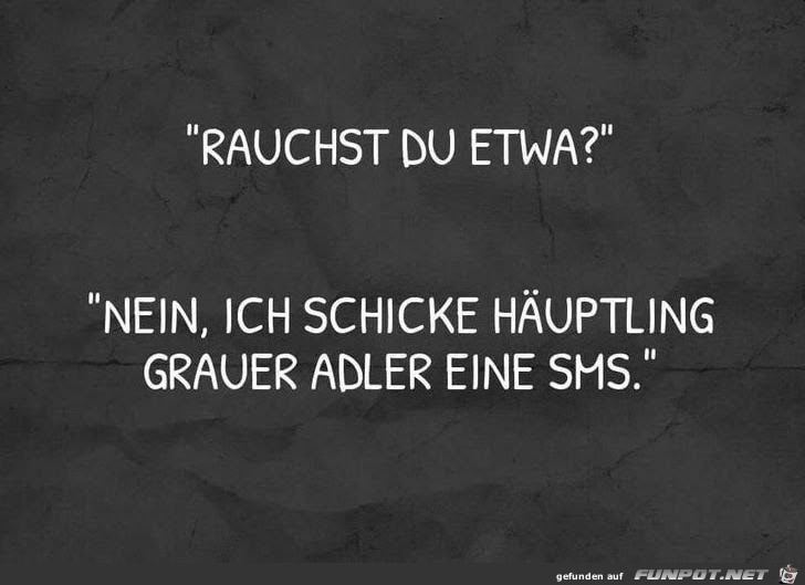 Coole Antwort