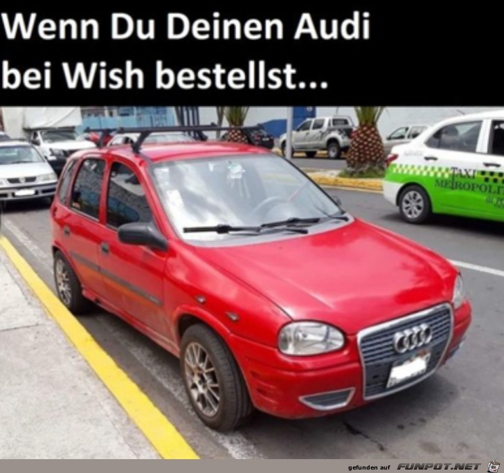 Komischer Audi