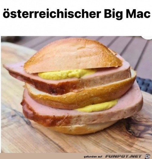 Besonderer Big Mac