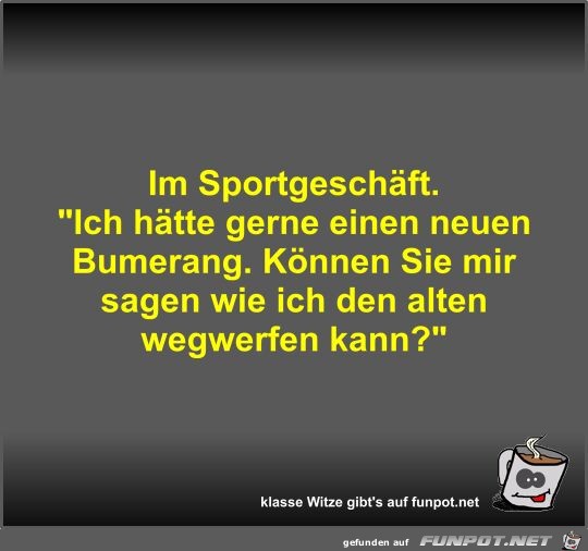 Im Sportgeschft