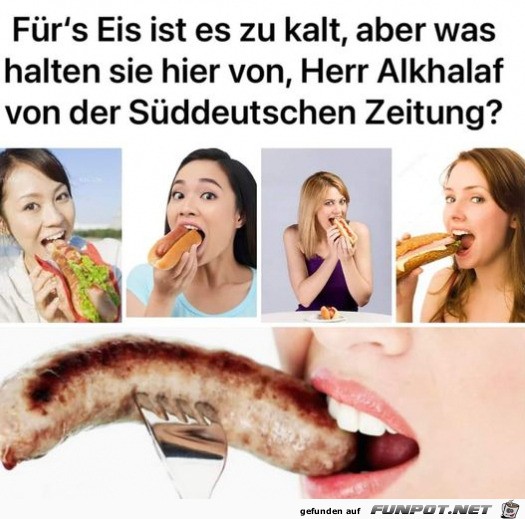 Dann eben kein Eis sondern eine Wurst