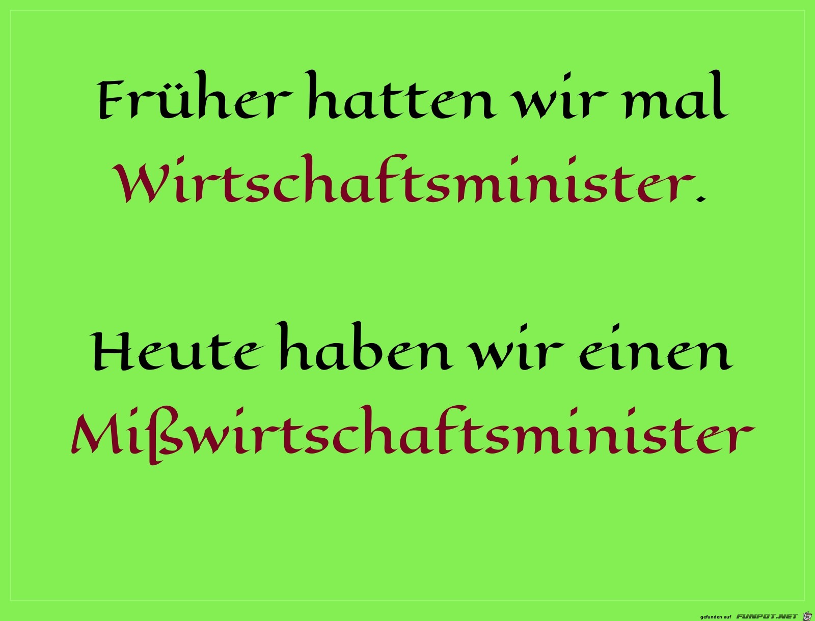 wirtschaftsminister