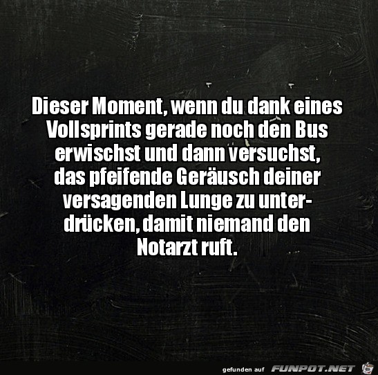 Vollsprint hingelegt