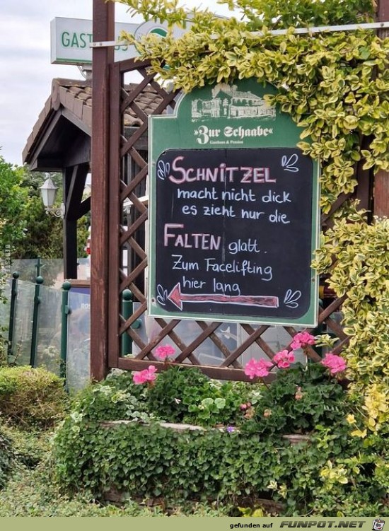 Schnitzel macht nicht dick