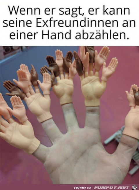 An einer Hand abzhlen