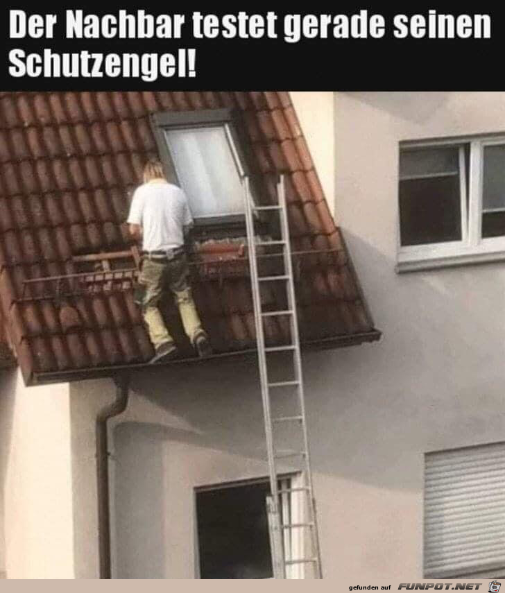 Nachbar testet Schutzengel