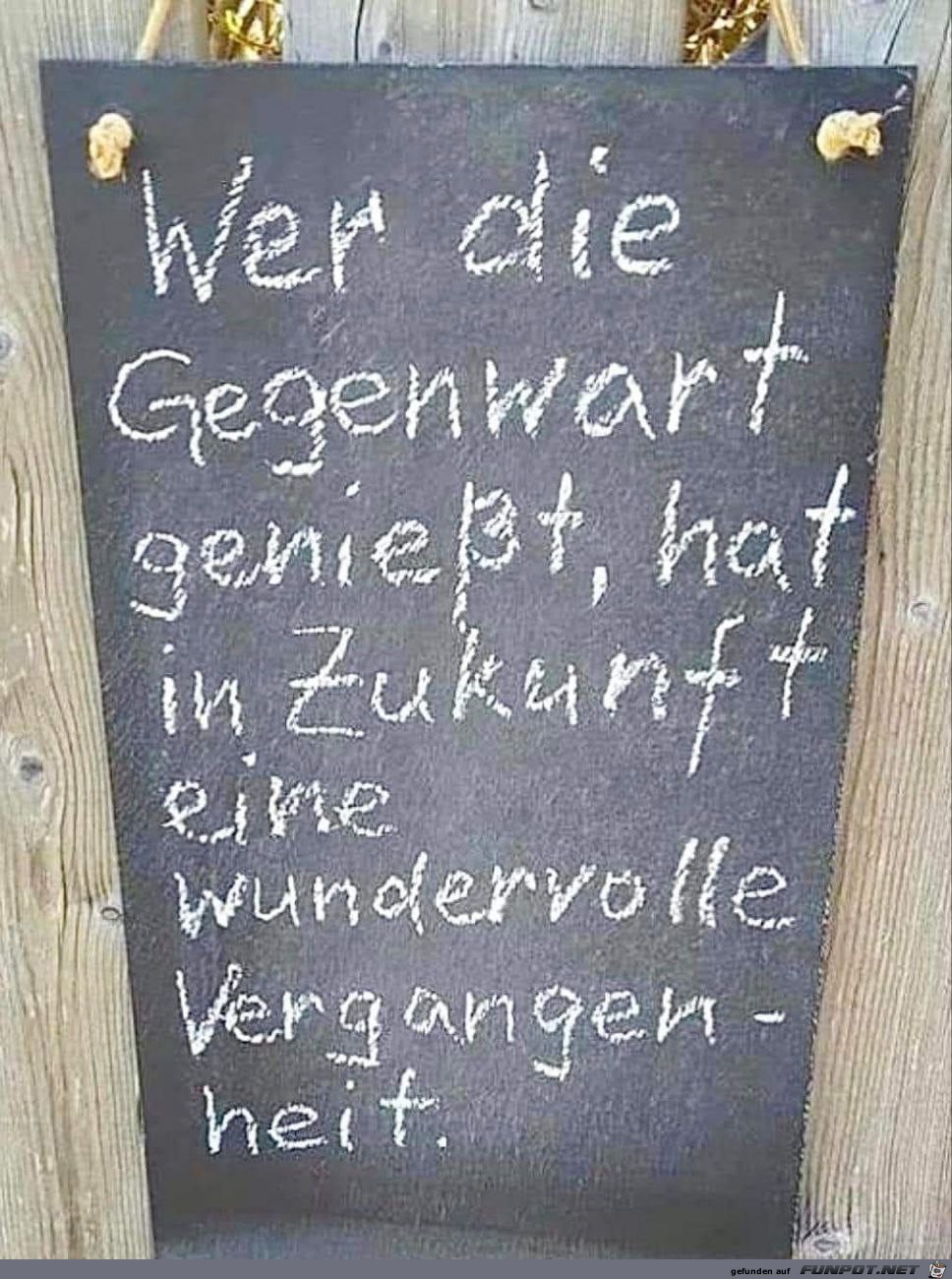 Die Gegenwart genieen