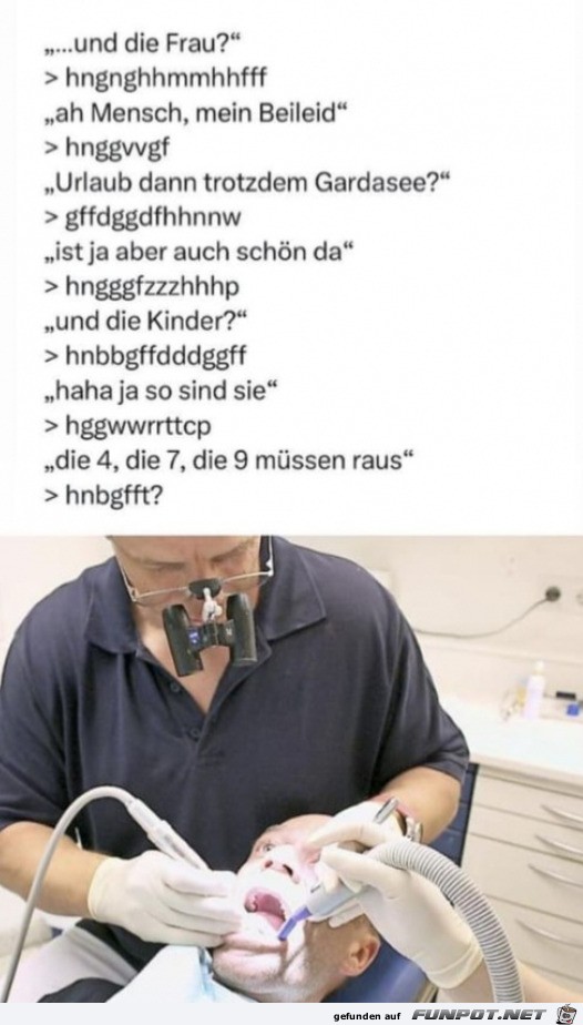 Immer beim Zahnarzt