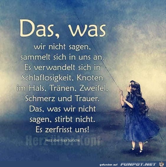 Das was wir nicht sagen