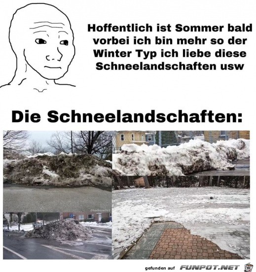 Tolle Schneelandschaften