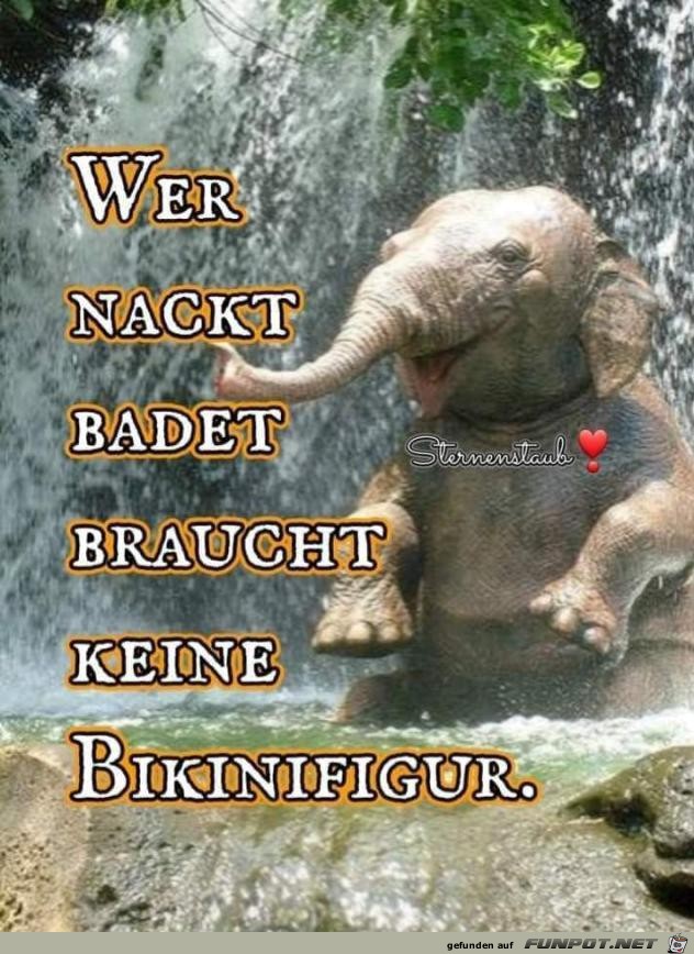 Nackt baden