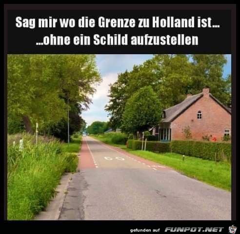 Grenze zu Holland