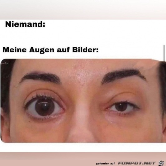 Meine Augen auf Bildern