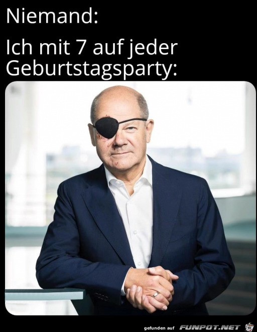 Damals auf jeder Geburtstagsfeier