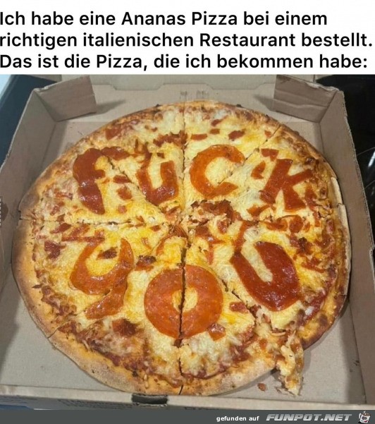 Da macht der Italiener nicht mit