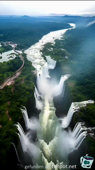 Genialer Wasserfall