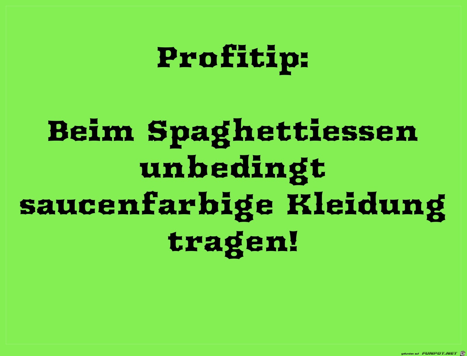 spaghetti essen