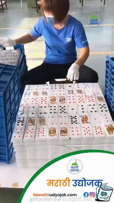 Spielkarten-Produktion