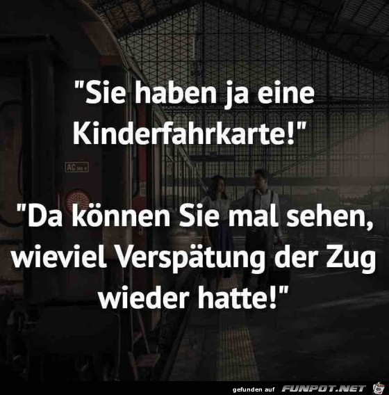 Kinderfahrkarte