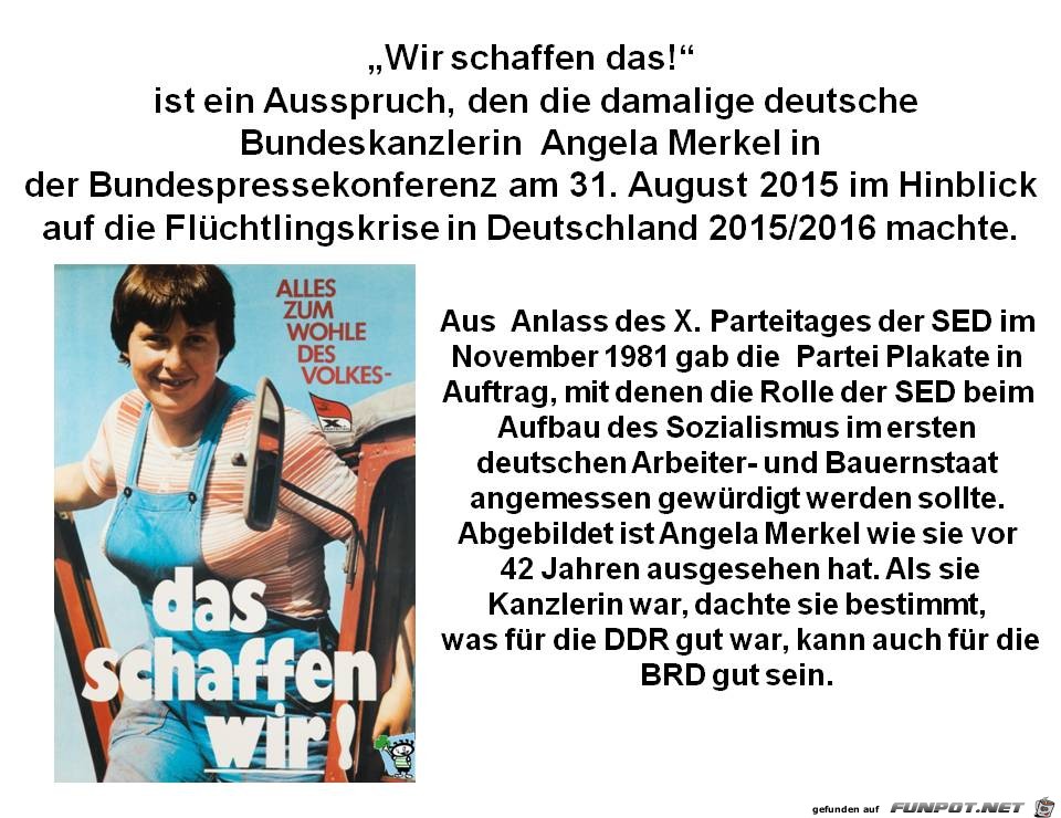Wir schaffen das Wir schaffen das