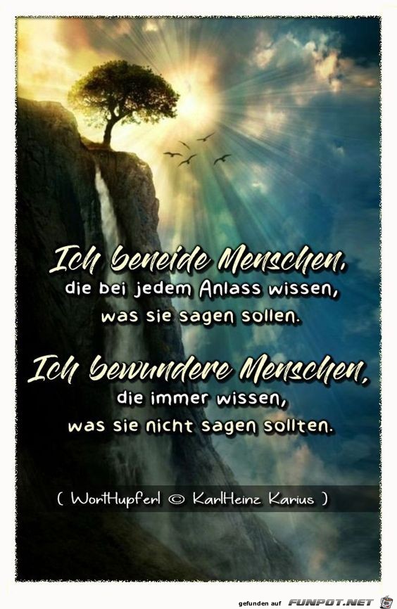 Ich beneide Menschen