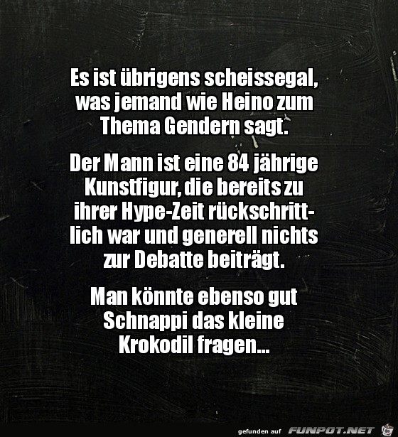 Egal was der sagt