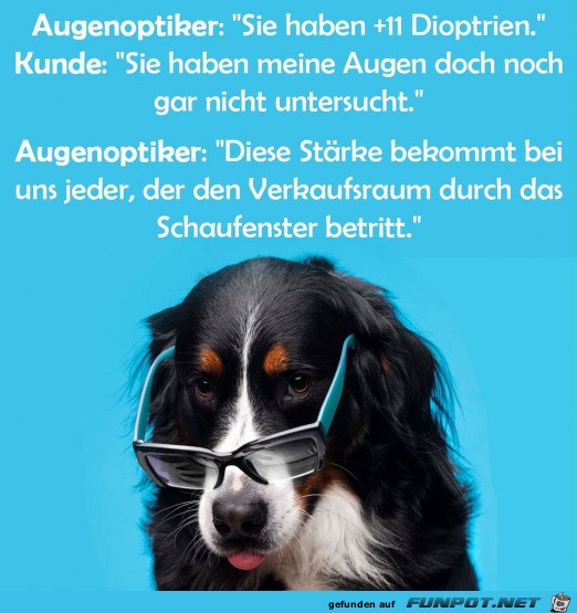 Beim Optiker