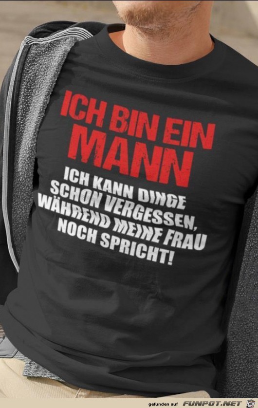 Ich bin ein Mann