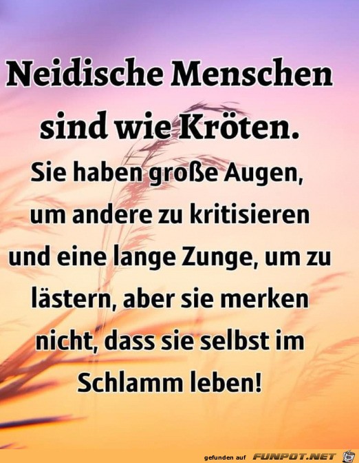 Neidische Menschen