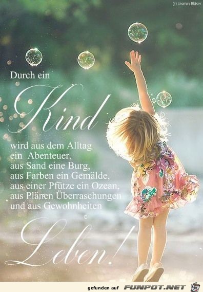 Durch ein Kind