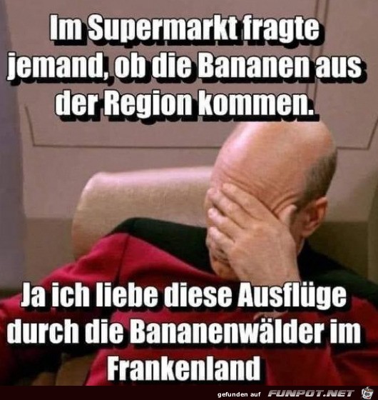 Bananen aus der Region