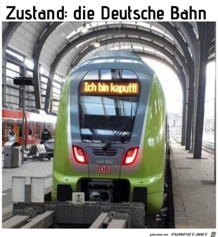 Zustand der Bahn Zustand der Bahn