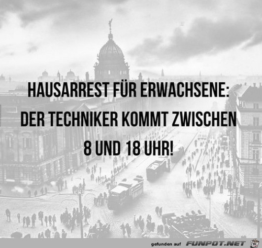 Hausarrest für Erwachsene Hausarrest für Erwachsene