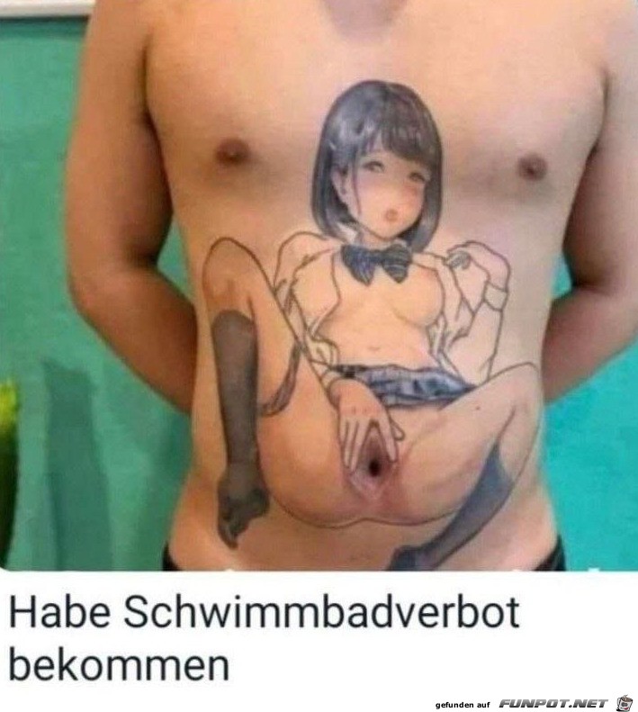 Verbot im Schwimmbad