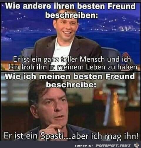 Einen Freund beschreiben