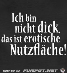 Ich bin nicht dick