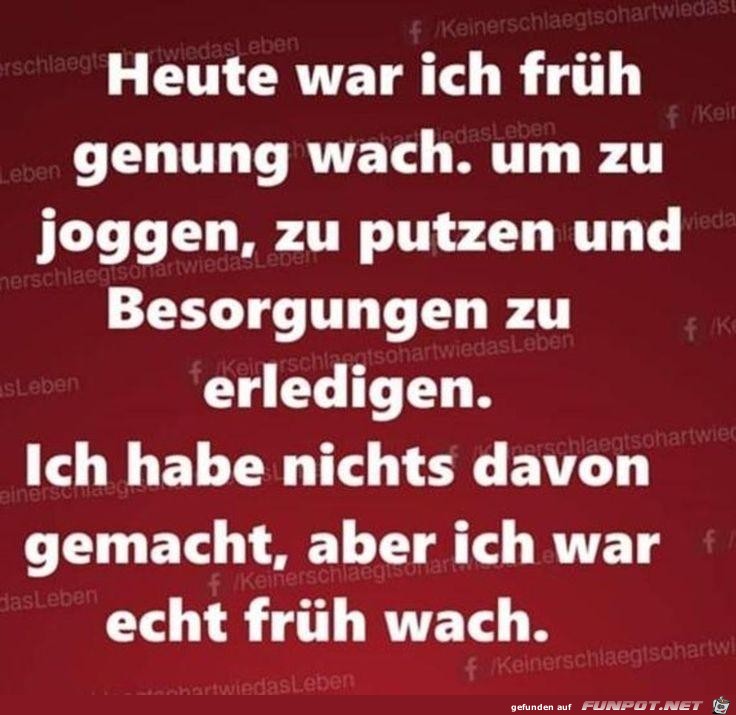 Frh genug