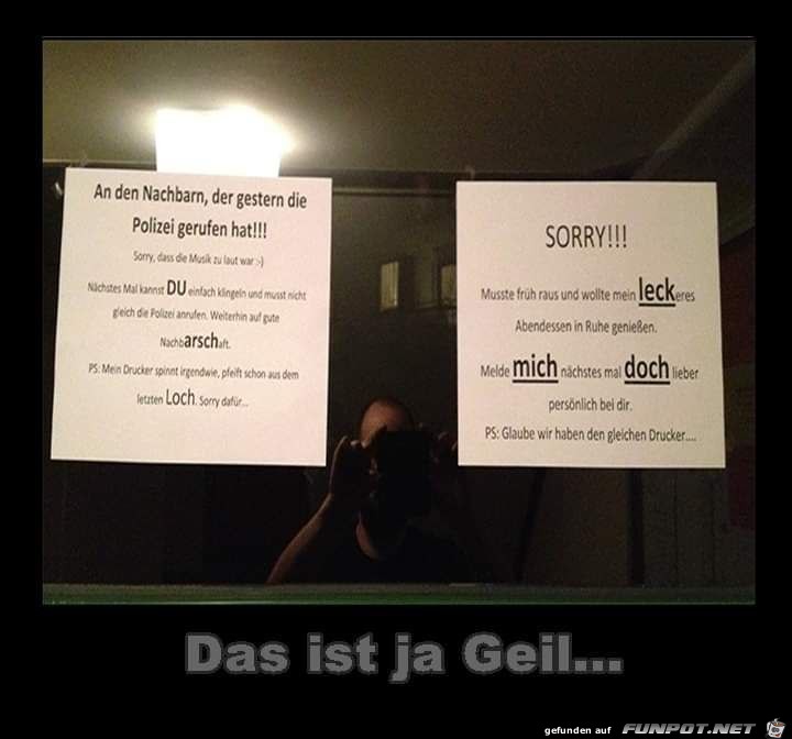 Coole Ansage