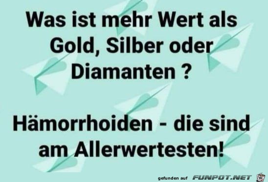 Was ist mehr Wert?