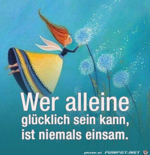 Alleine glcklich sein