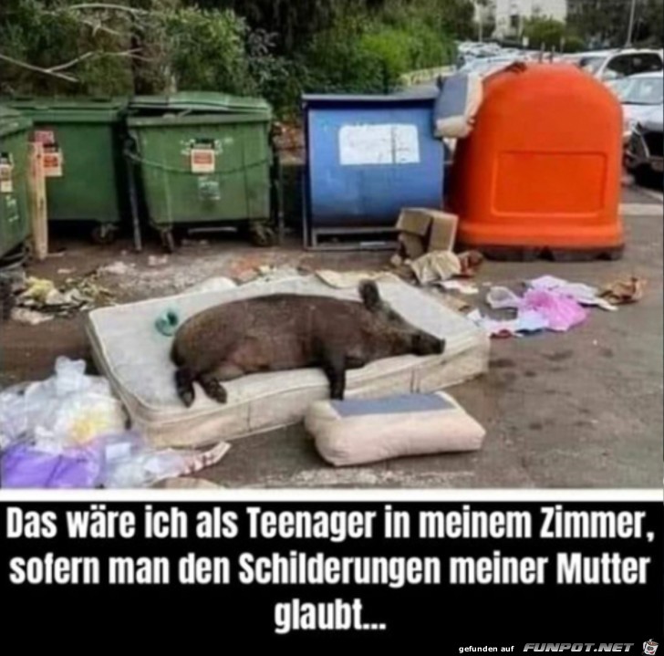 Mein Zimmer als Teenager