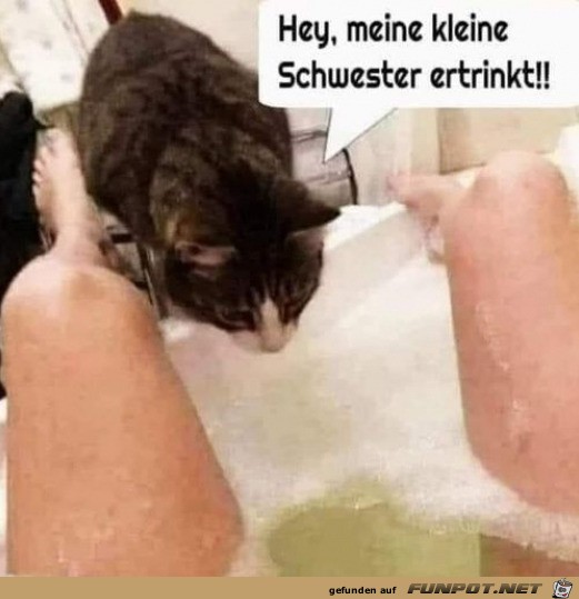 Meine Schwester ertrinkt