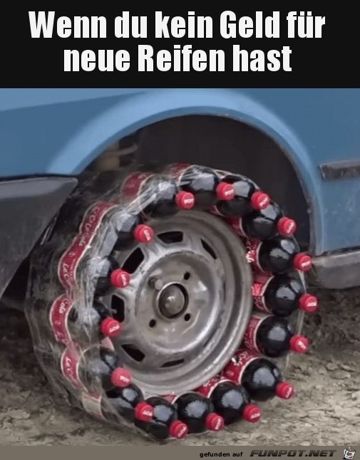 Kein Geld fr neue Reifen