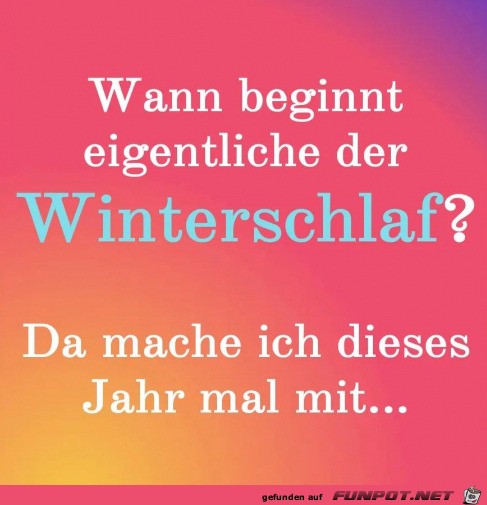 Winterschlaf